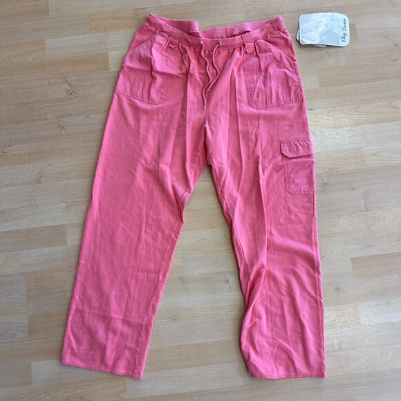 NEW Oleg Cassini NWT Casual "Utility" pants (Vintage-ish) - Picture 1 of 12